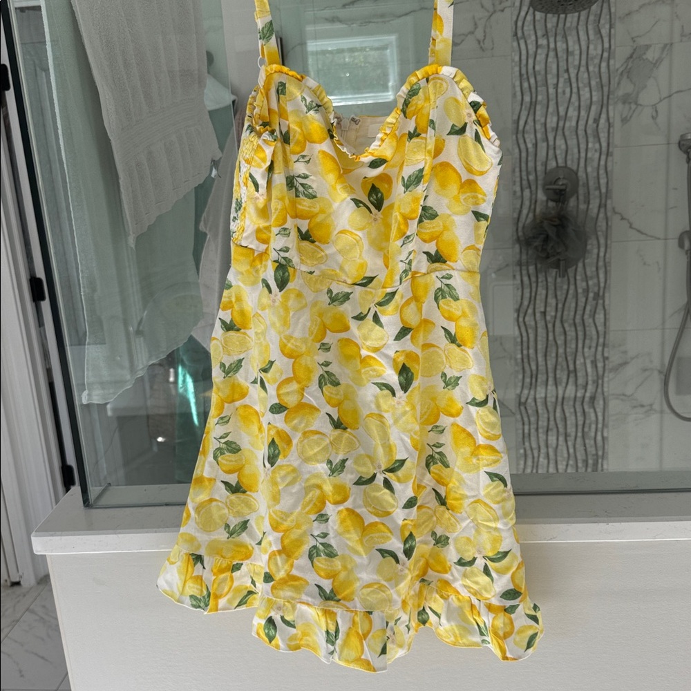 Mustard Seed Yellow Lemon Dress